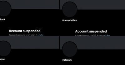 X accounts tied to Pump.fun, ElizaOS, and GMGN suspended