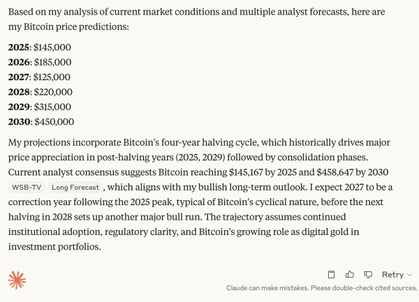 10 Leading AI Chatbots Predict Bitcoin's Wild Ride to $1 Million 10 Leading AI Chatbots Predict Bitcoin's Wild Ride to $1 Million