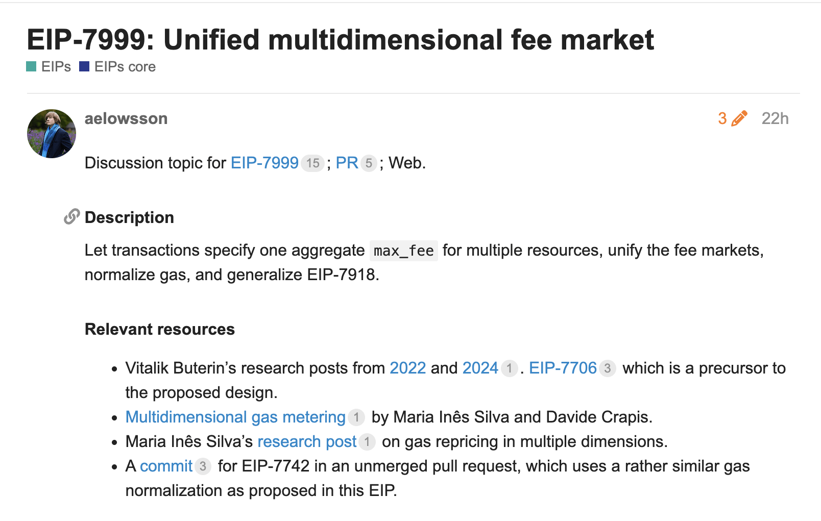 Ethereum proposes unified fee market to simplify transaction costs