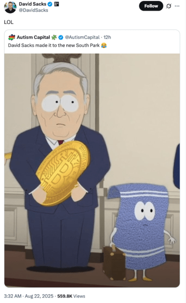 South Park rips into Trump’s crypto ties in latest episode South Park rips into Trump’s crypto ties in latest episode