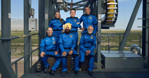 Justin Sun Completes Historic Space Journey with Blue Origin