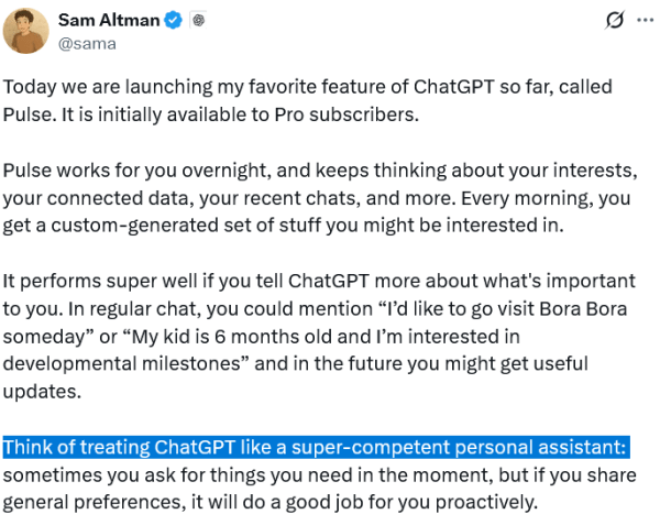 OpenAI unveils ChatGPT ‘Pulse’ — Could it help you trade crypto? OpenAI unveils ChatGPT ‘Pulse’ — Could it help you trade crypto?