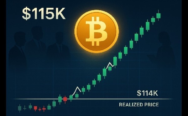 Bitcoin climbs above $115K as on-chain metrics signal potential rally