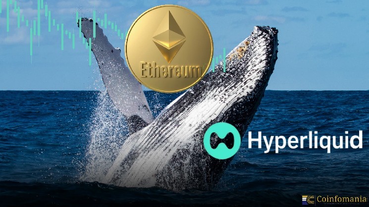 Whale Takes Aggressive 25x Short Position on ETH via Hyperliquid