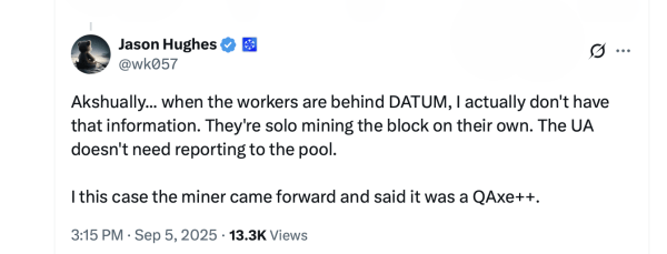 Ocean Mining Stunned as Micro Bitcoin Miner With 5 TH/s Finds Block in Solo Mining Lottery