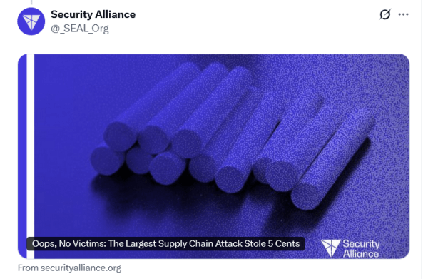 Largest npm attack in crypto history stole less than $50: SEAL