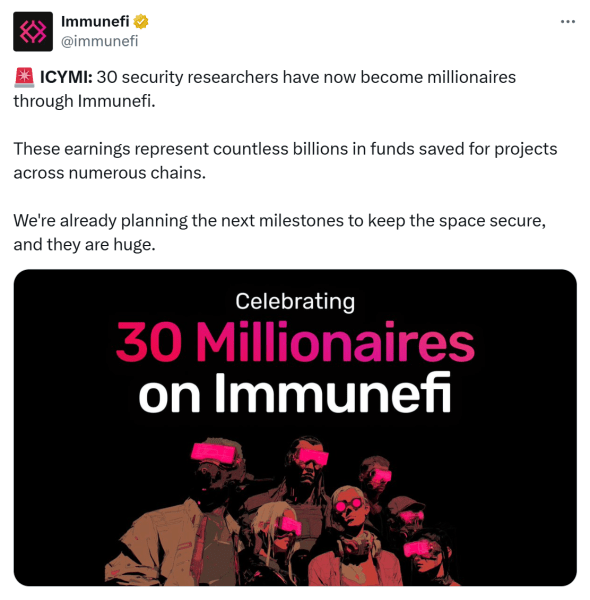 Web3 white hats earn millions, crushing $300K traditional cybersecurity jobs Web3 white hats earn millions, crushing $300K traditional cybersecurity jobs