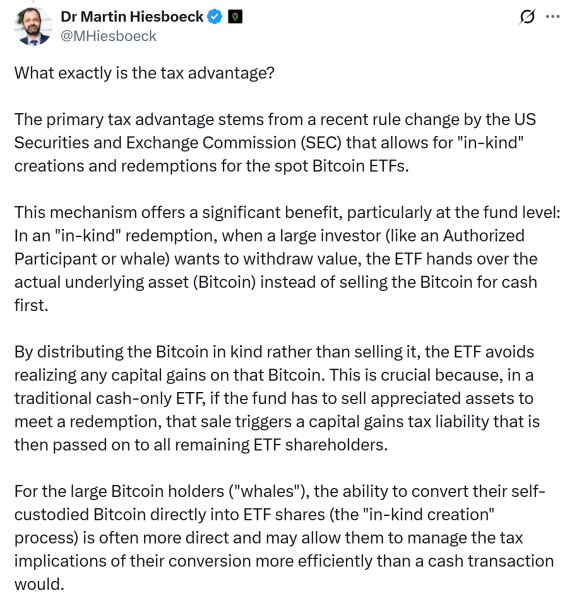 ‘Another nail in the coffin’ of original crypto spirit: Whales ditch self-custody for ETFs