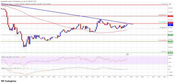 Bitcoin Price Rebound Picks Up Pace With $90K Break in Focus