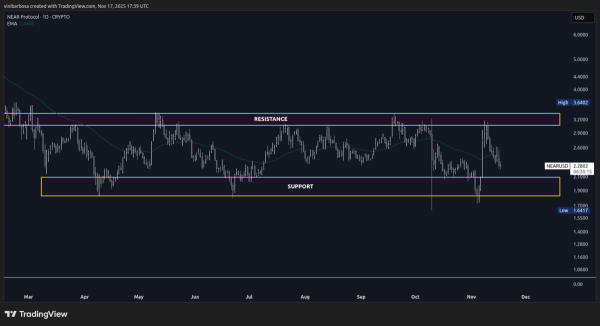 NASDAQ-Listed SVRN Discloses $133M Treasury Holdings of NEAR